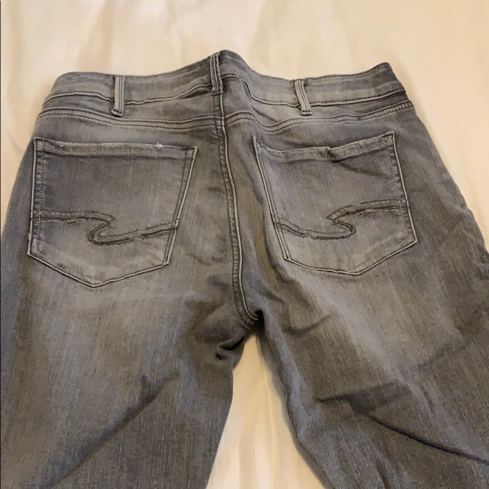 Silver jeans